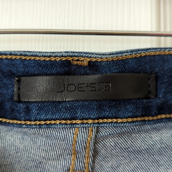Joe's Jeans The Callie Dark Wash High Rise Cropped Boot Cut Button Fly Jeans 25 - Picture 8 of 14